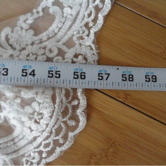 NEW 9ft WEDDING VEIL WHITE BRIDE BRIDAL ELEGANT CATHEDRAL WEDDING w/COMB LD 3997 main image 5